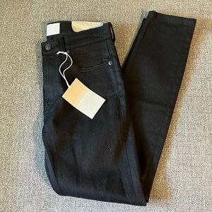 Everlane Women’s The Mid-Rise Jean 26 Black Stretch Cotton